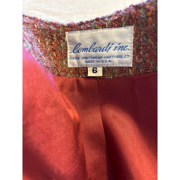 lombardi inc | Vintage Tweed Heathered Mauve Mohair Woolblend Blazer | 6 - Picture 11 of 12